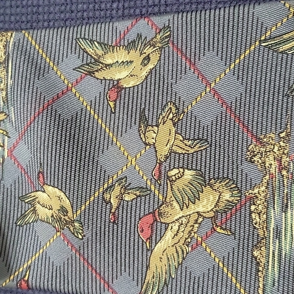 Vintage Rooster 🐓 brand mens neck tie. 58 in Length, made in the USA - Picture 3 of 4